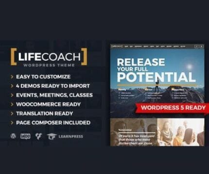 Life Coach WordPress Theme v3.0.0