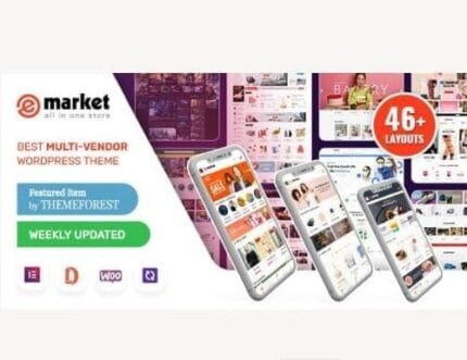 eMarket v6.3.0 – All-in-One Multi Vendor MarketPlace Elementor Theme