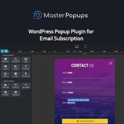 Master Popups 3.7.5 – WordPress Popup Plugin for Email Subscription