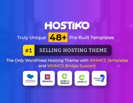 Hostiko – WordPress WHMCS Hosting Theme v83.0.0