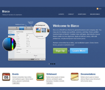Bizco Premium WordPress Theme