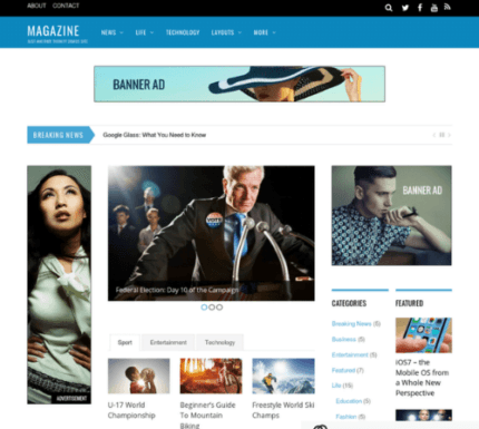 Magazine Premium WordPress Theme