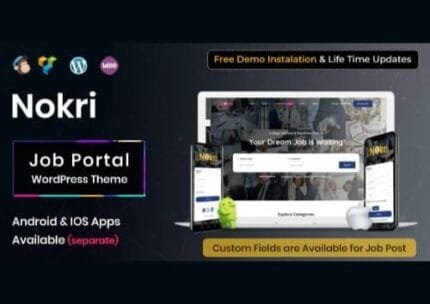 Nokri v1.5.2 – Job Board WordPress Theme