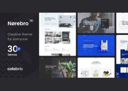 Norebro v1.5.6 – Creative Portfolio Theme for Multipurpose Usage