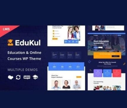 Edukul v1.18 – Online Courses WordPress Theme