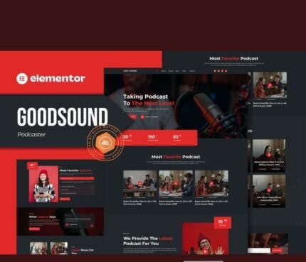 Goodsound - Podcaster Elementor Template Kit