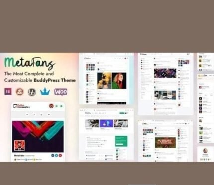 MetaFans – Community & Social Network BuddyPress Theme