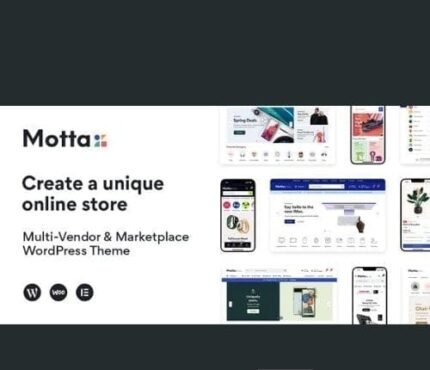 Motta – Multi-Vendor and Marketplace WordPress Theme