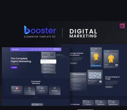 Booster - Digital Marketing Elementor Template Kit